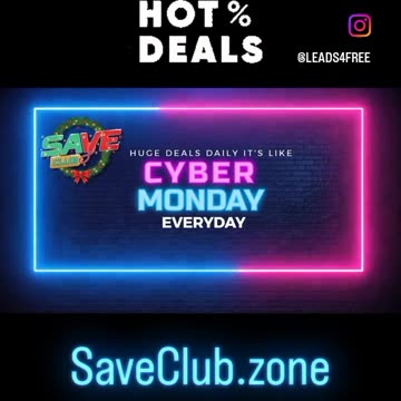 HUGE deals daily it’s like Cyber Monday EVERY DAY!