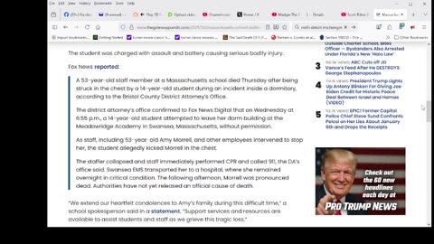 Massachusetts School Staffer Dies After 14-Year-Old Student Kicks Her in the Chest