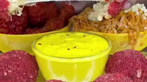Breaking: CHEETOS MAC N CHEESE BALLS, SPICY KOREAN FRIED CHICKEN, BLACKBEAN NOOD