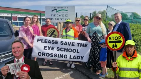 Lollipop lady for Eye Primary made redundant after 26 years!
