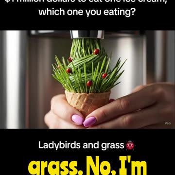 $1 million dollars to eat one ice cream, which one you eating? #ai #viral #aicommunity #asmr #fyp