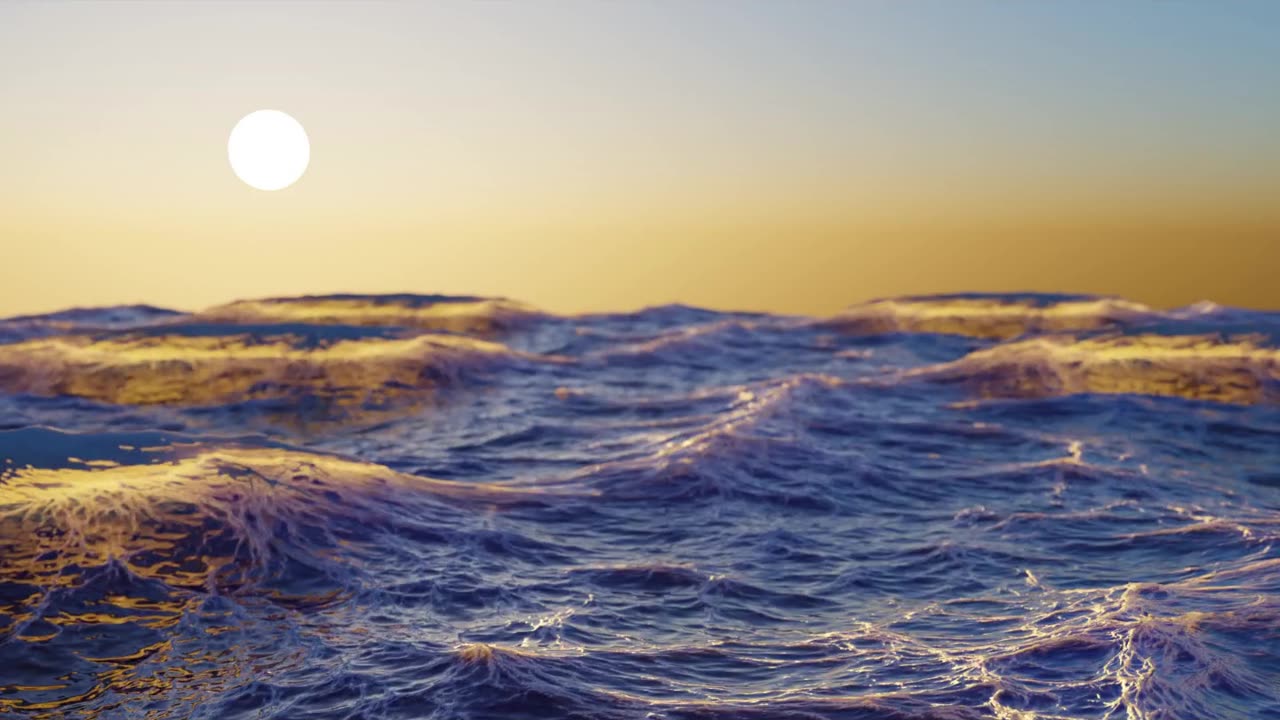 Ocean Waves Meditation Music | Relaxing Sea Sounds for Calm, Sleep & Inner Peace