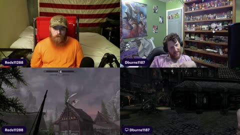 Playing Some Skyrim
