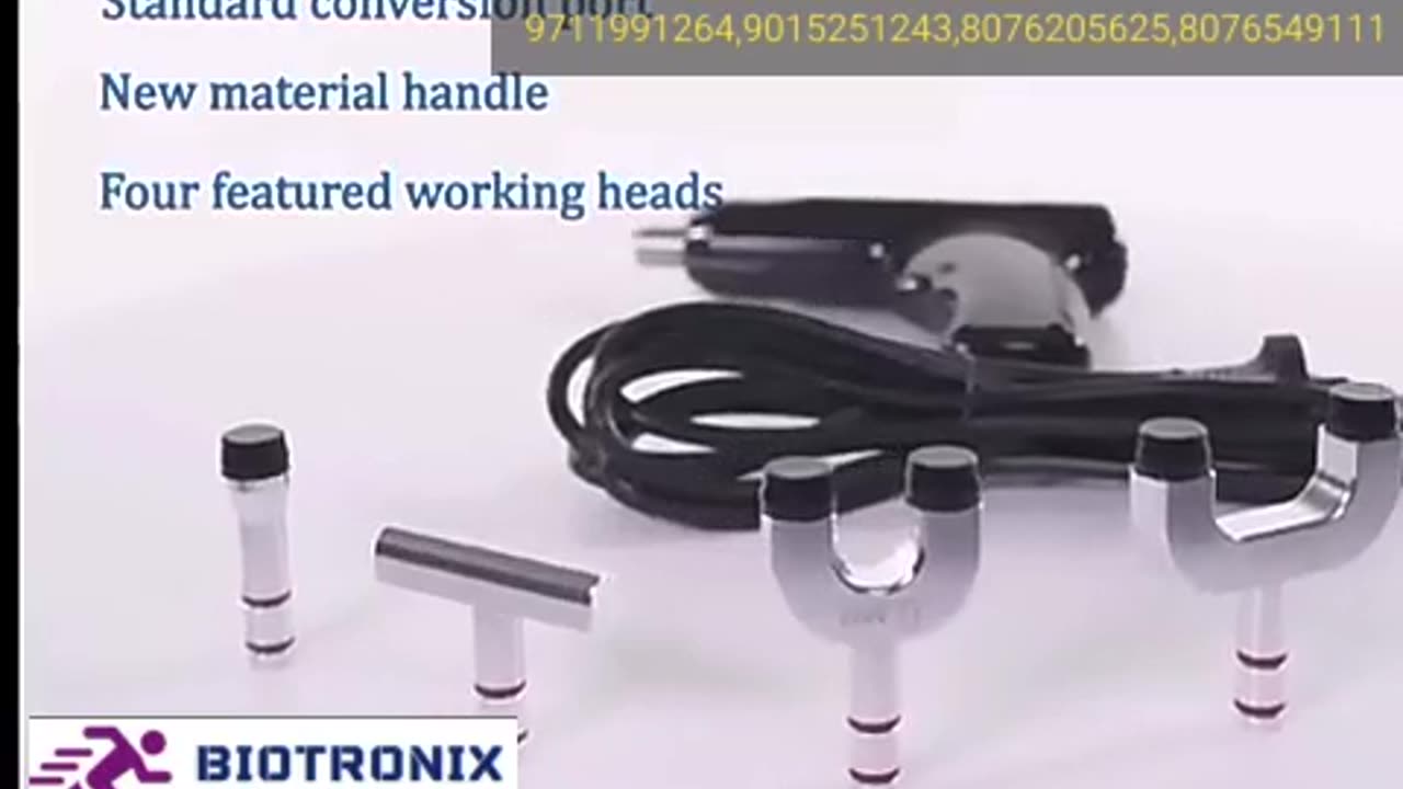 Chiropractor Gun Physiotherapy Spine Correction Tool Electrical 350 N