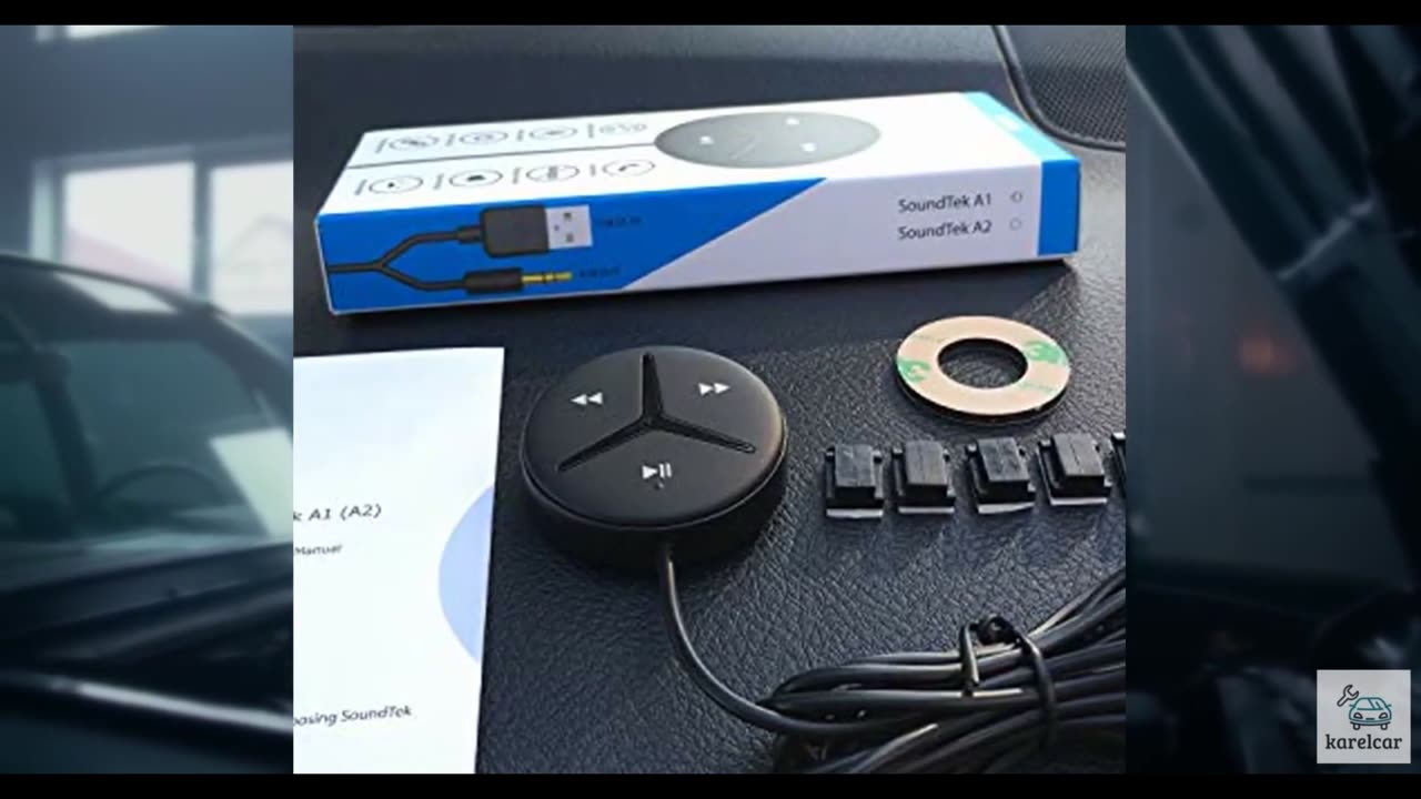 Aston Innovations SoundTek A1+ Bluetooth Car Kit with AAC for Music Streaming Ha