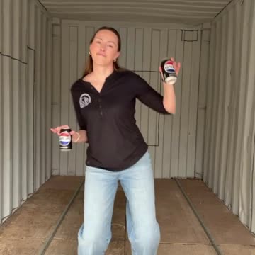 Me after buying a container from USA Containers