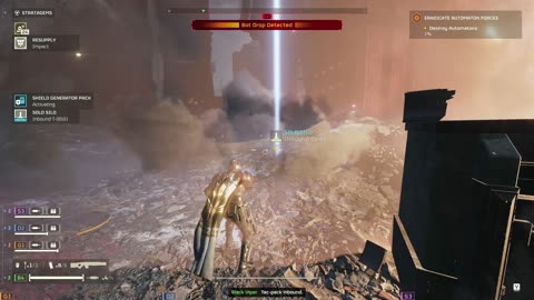 Eradicate Mission Super helldive on Cyberstan Carnage