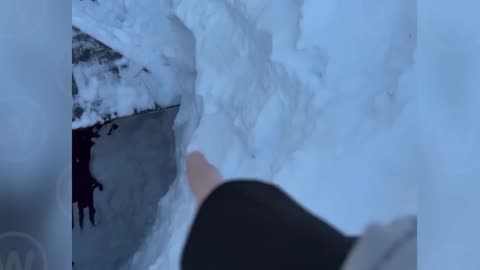 Snow Apocalypse in Russia! Kamchatka Buried Under Snow Higher Than Buildings After Cyclone