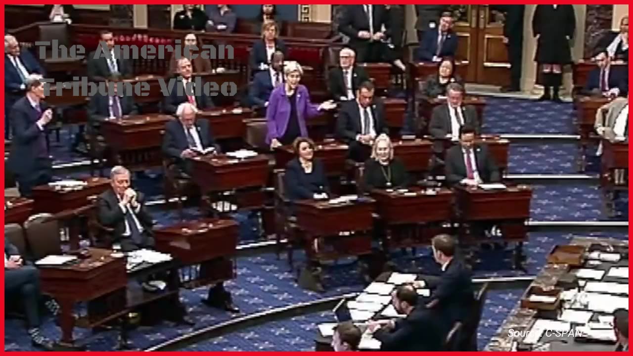 Elizabeth Warren Has “Emotional Breakdown” On Senate Floor, Gets Booed by Other Senators