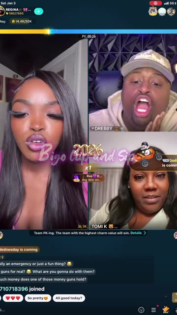 Team PK TomiKay Liyah ft DreBaby speaking ill on TomiKay's son again 1/3/26 #bigoclipandsip