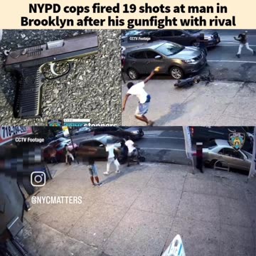 NYPD cops fired 19 shots at man in Brooklyn after his gunfight with rival