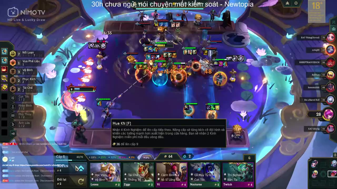 17/3/2025 - Part 2 - Chơi TFT lót top 7,8