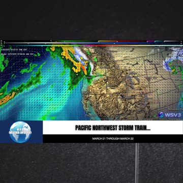🌧️ 2 Pacific Storms: NW U.S. Snow & Rain Thru Saturday! 3/20/25 #shorts #weatherupdate #storm