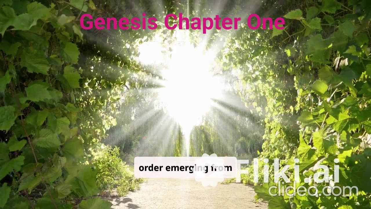 Genesis Chapter 1: The Creation Story