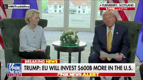 Total capitulation - President Trump reaches a MASSIVE trade deal with the European Union