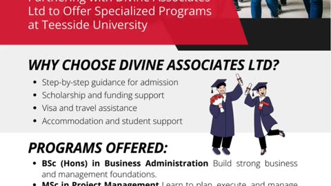 Advance Globally with Teesside University – Divine Associates Ltd