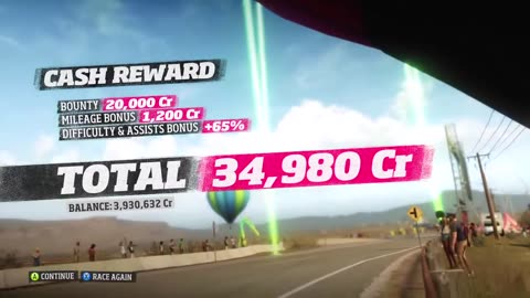 Forza Horizon, Career 092, PR Stunts Speed Stunt (Horizon Outpost North Carson)