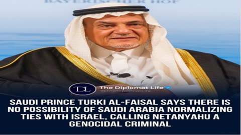 Saudi Prince Turki Al-Faisal