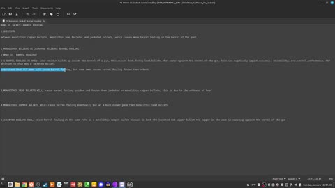 81_Mono Vs Jacket: Barrel Fouling