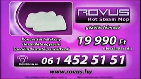 Top Shop | Rovus Hot Steam Mop gőzölős felmosó (2008)