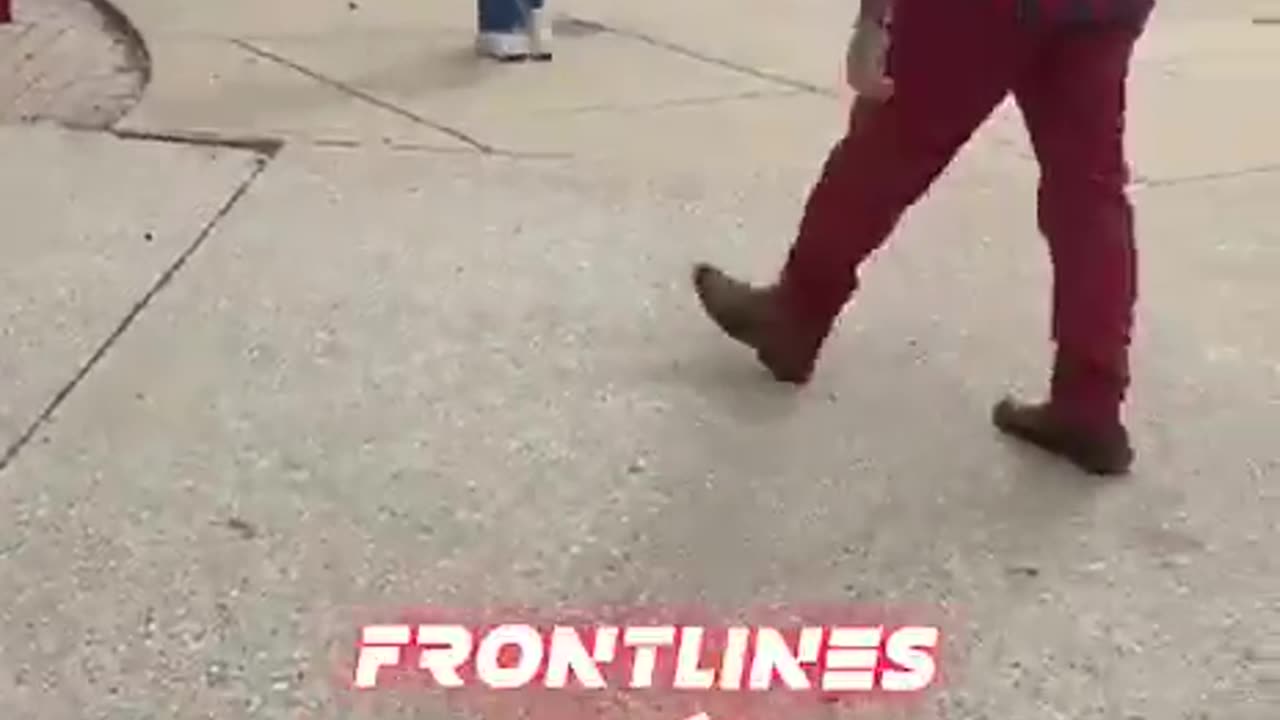 A-hole leftist turns over TPUSA table at Illinois State University