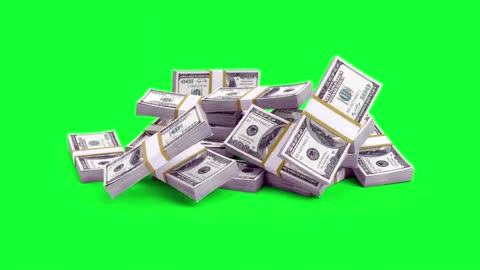 Money Green Screen Video Copyrightfree