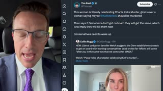 Lib Podcaster Demands MORE Violence: CHEERS Charlie Kirk Murder | Then Things Gets REALLY Dark…