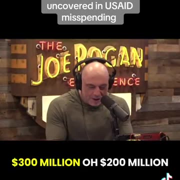 Joe Rogan lists some of the ridiculous government spending uncovered by DOGE.
