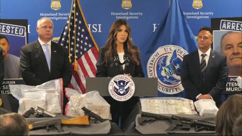 Kristi Noem briefs on immigration arrests under Trump administration