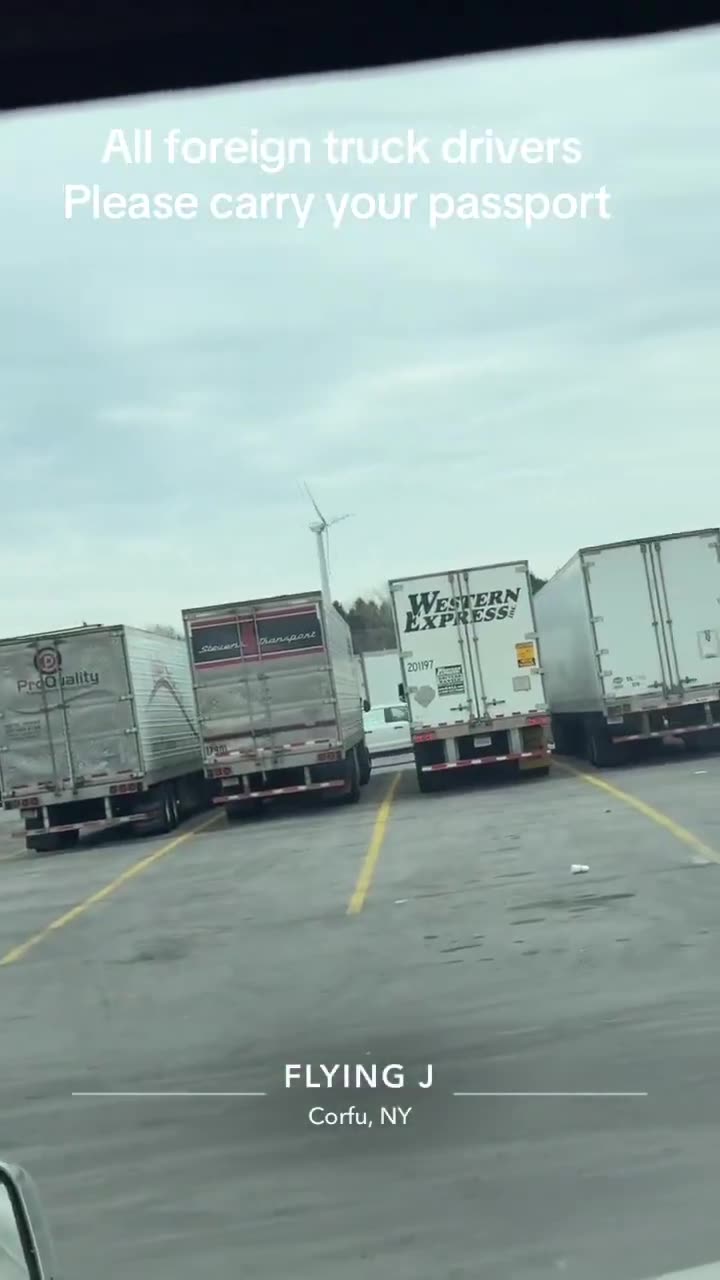 ICE now checking if Truck Drivers are illegal aliens