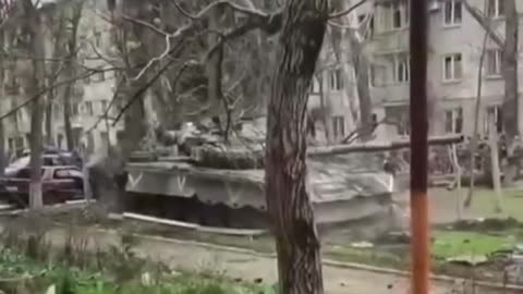 🚜💥 Ukraine Russia War | Russian Tank Crushes Civilian Car in Mariupol 2022 | RCF