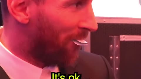 Messi Reacts To Crazy Magic! 😱 #shorts