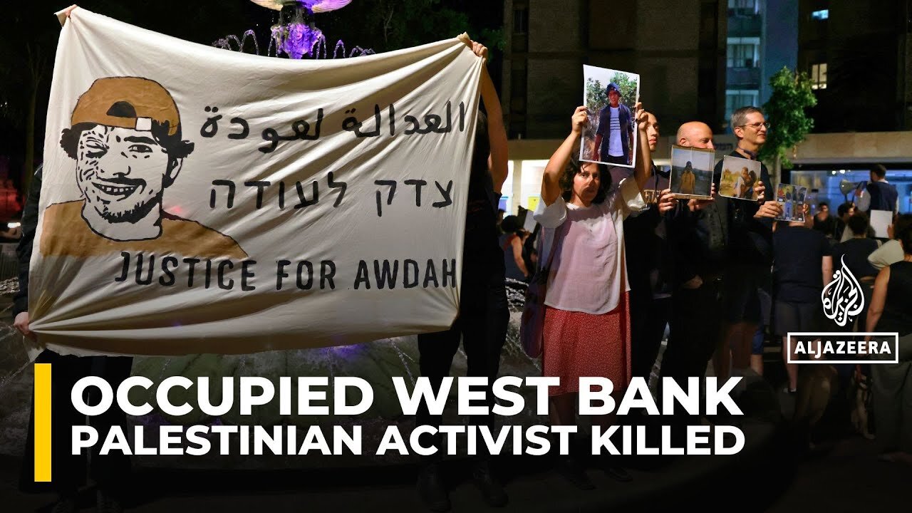 Hunger strike and protests over Israeli settler killing of Palestinian activist in West Bank