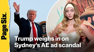 Donald Trump praises Sydney Sweeney's controversial American Eagle ad after political party reveal
