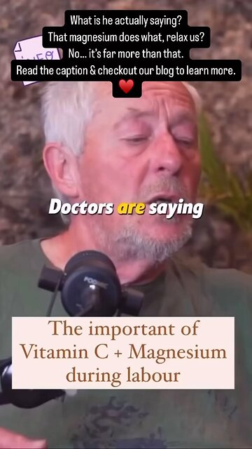 Vitamin C and Magnesium for Childbirth