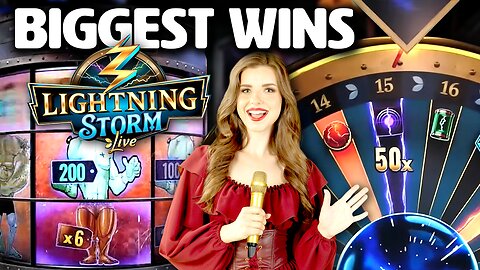 Big Wins on Lightning Storm Gameshow