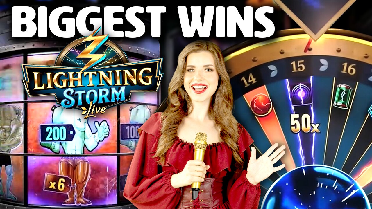 Big Wins on Lightning Storm Gameshow