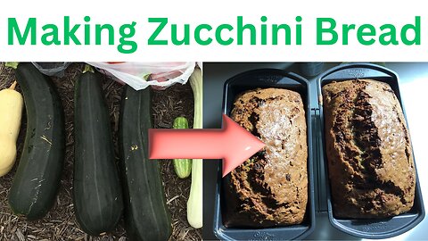 Making Zucchini Bread
