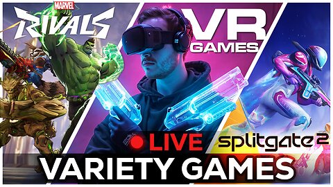 🔴LIVE IN 1440p! - Splitgate 2, Fortnite Practice, VR Games, and More! - Come Hang Out!