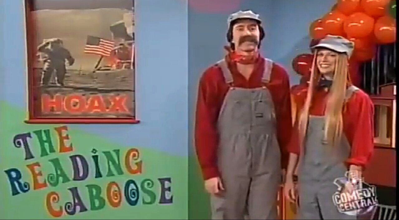 GEORGE CARLIN MOON LANDING HOAX MAD TV READING CABOOSE 😂