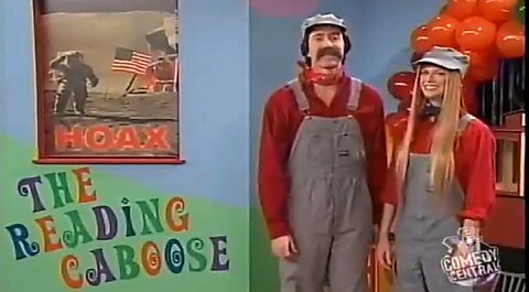 GEORGE CARLIN MOON LANDING HOAX MAD TV READING CABOOSE 😂