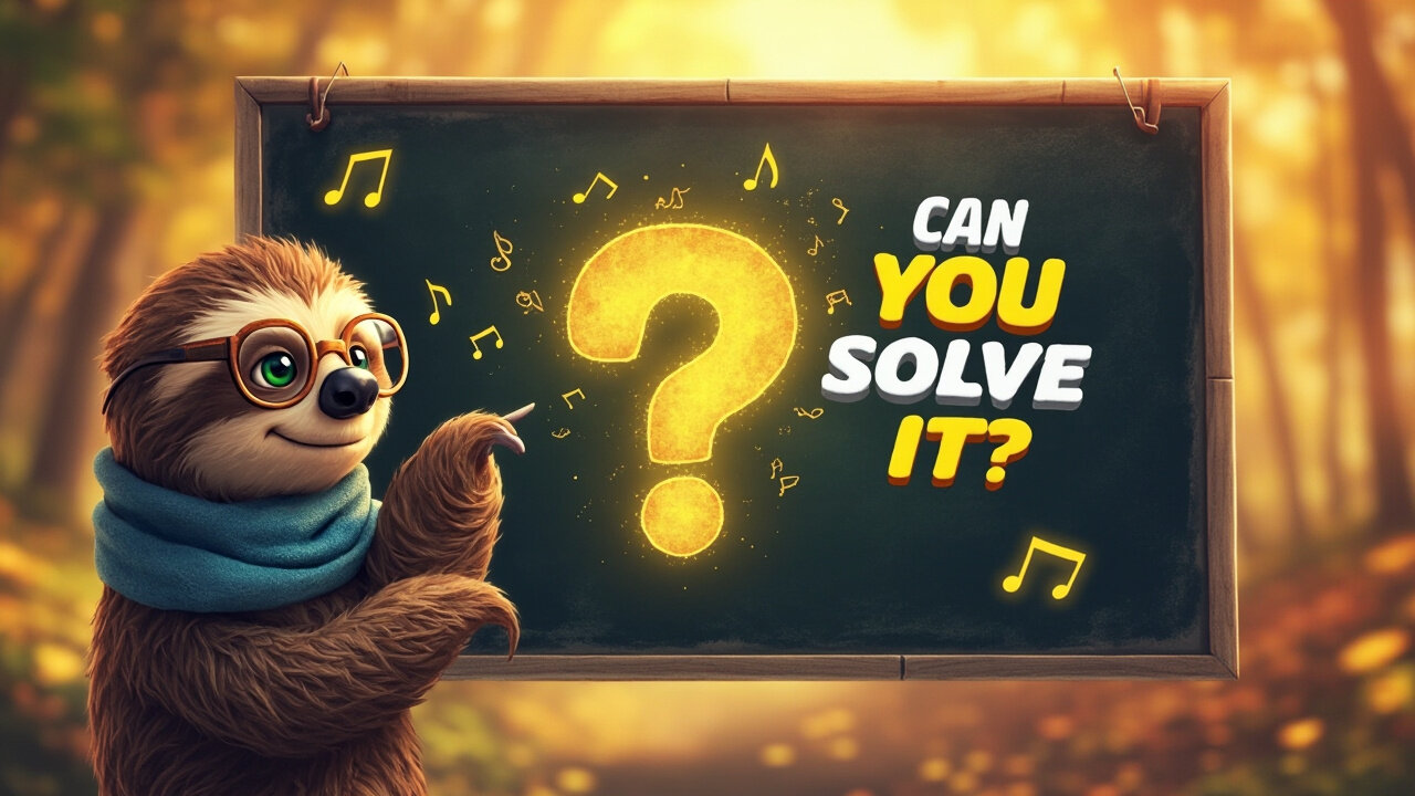 Sloth Solves a Riddle 🦥❓ | Smart & Calm PopSoar Song for Clever Kids
