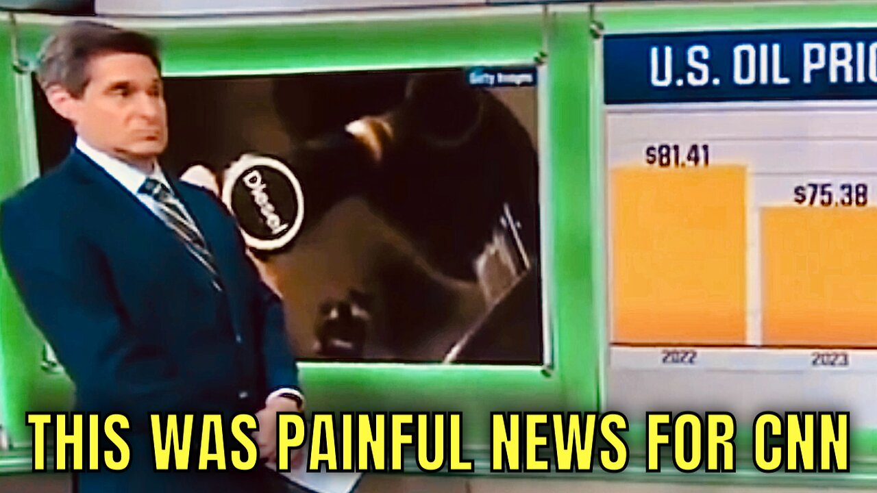 Poor CNN had to report this GOOD ECONOMIC NEWS on Gas Prices.