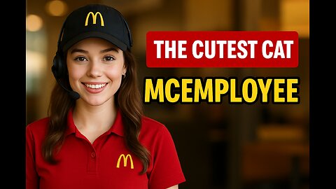 The cutest cat MC Donalds