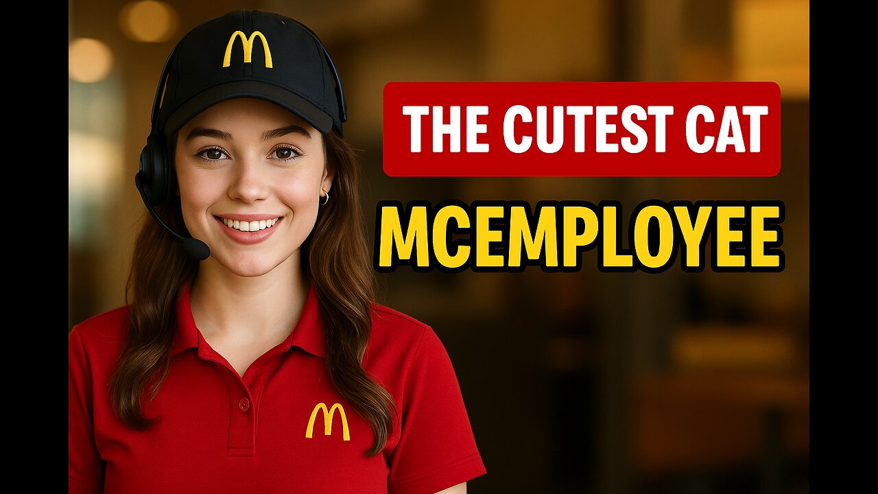 The cutest cat MC Donalds