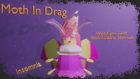 Insomnia Moth in Drag | I Can't Sleep in the Kitchen Poem