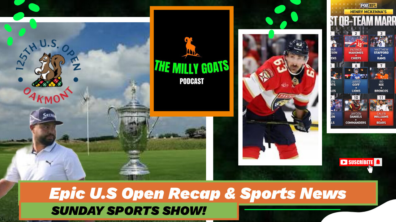 Emergency U.S. Open Recap, NFL QB-Team Marriages, & Sports Updates