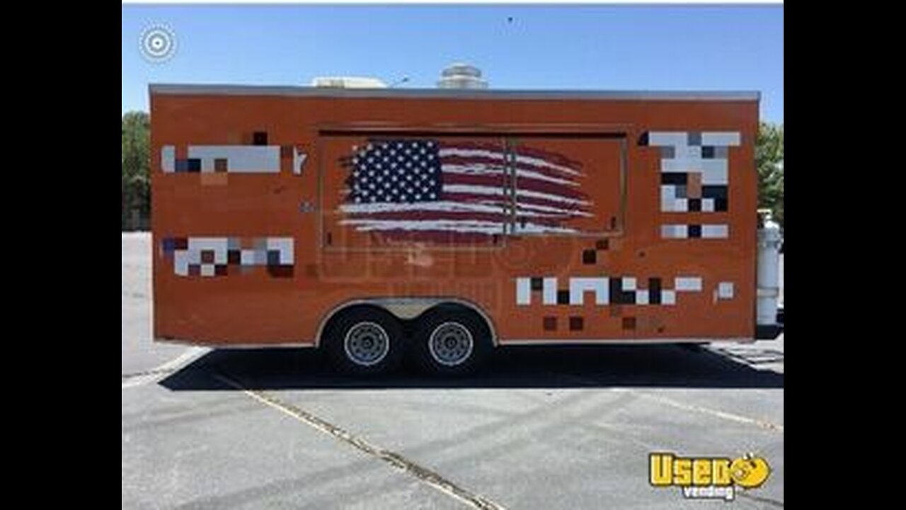 2022 8.5' x 20' Kitchen Food Concession Trailer with Pro-Fire Suppression for Sale in South Carolina