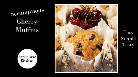 Scrumptious moist Cherry Muffin Recipe