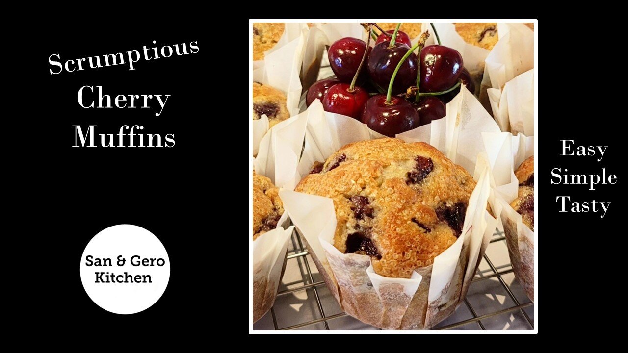Scrumptious moist Cherry Muffin Recipe